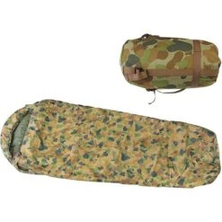 Caribee Auscam Deploy 1300 0C Hooded Sleeping Bag
