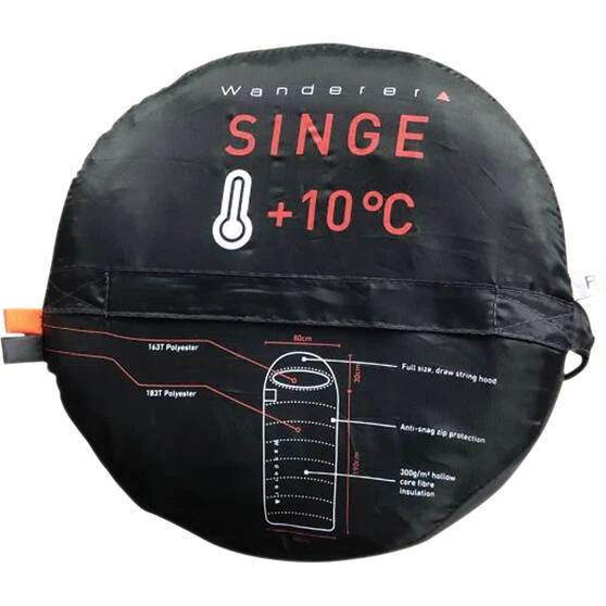 Wanderer Singe +10C Hooded Sleeping Bag - Image 4