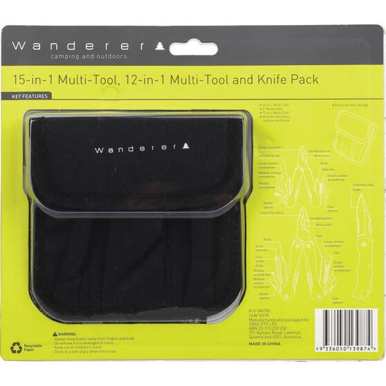Wanderer Multi-Tool And Knife 3 Piece Pack - Image 8