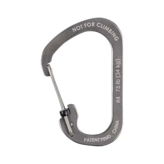 Nite Ize Carabiner SlideLock No.4 Stainless