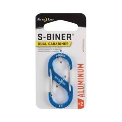 Nite Ize S Biner Dual Carabiner Aluminium No.2 Blue