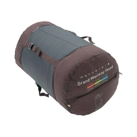 Wanderer Grand Macleay +6.9C Cotton Hooded Sleeping Bag - Image 7