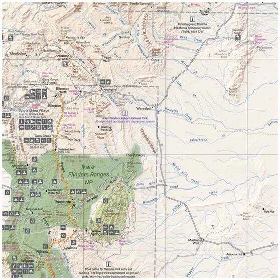 Hema Flinders Ranges Map (6th Edition) 3 Hema Flinders Ranges Map (6th Edition)