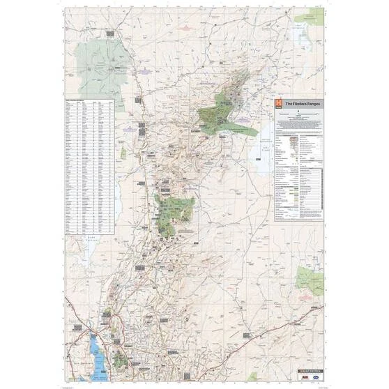 Hema Flinders Ranges Map (6th Edition) 5 Hema Flinders Ranges Map (6th Edition) - Image 3