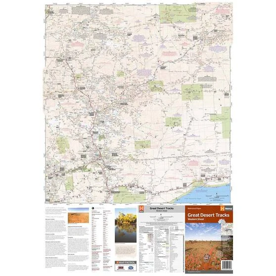 Hema Great Desert Tracks Simpson Western Sheet (8th Edition) - Image 2