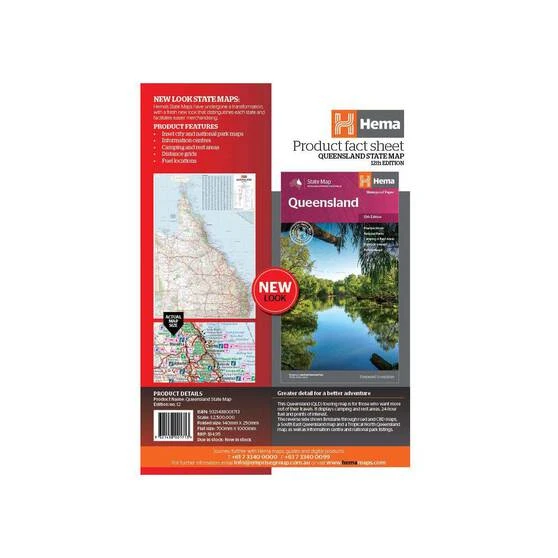 Hema Queensland State Map (12th Edition) - Image 4