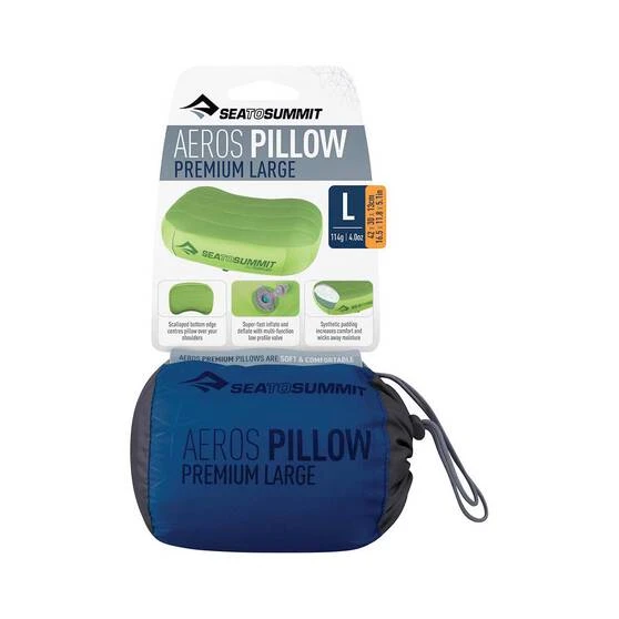 Sea To Summit Aeros Large Premium Pillow Navy 3 Sea To Summit Aeros Large Premium Pillow Navy