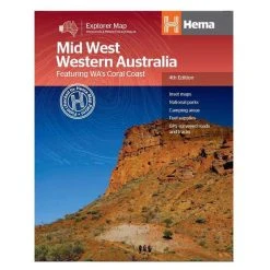 Hema Mid Western Australia Map