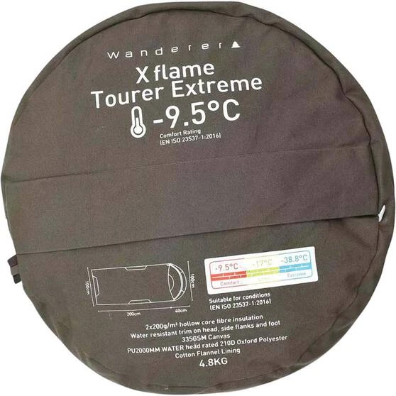 Wanderer XFlame Tourer Extreme -9.5°C Hooded Sleeping Bag - Image 6