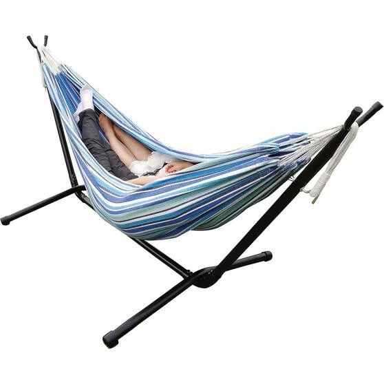 Wanderer Seafoam Stripe Queen Hammock - Image 4