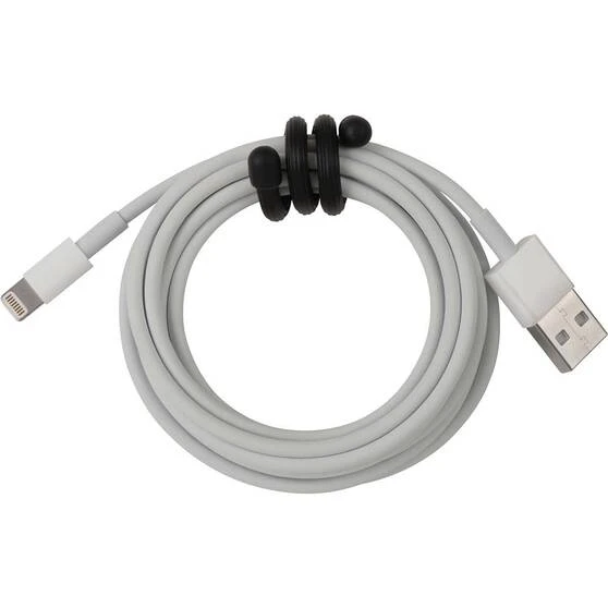 Nite Ize Gear Tie 6" Black 2 Pack - Image 3