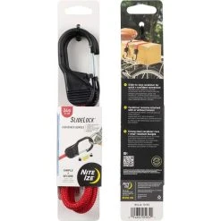 Nite Ize Carabiner SlideLock Bungee 24" Red