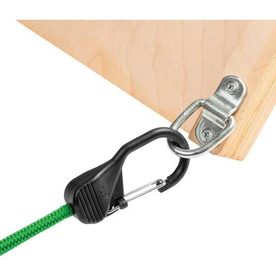 Nite Ize Carabiner SlideLock Bungee 48" Green - Image 3