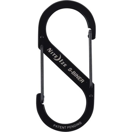 Nite Ize S-Biner Dual Carabiner No.4 Black - Image 2