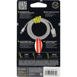 Nite Ize Gear Tie 6" Orange 2 Pack