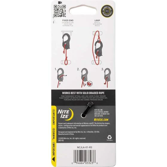 Nite Ize CamJam XT Large Rope Tightener Black 3 Nite Ize CamJam XT Large Rope Tightener Black