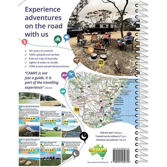 Hema Camps 12 Australia Wide Free & Budget Campsite Book - B4 Easy To Read 3 Hema Camps 12 Australia Wide Free & Budget Campsite Book - B4 Easy To Read