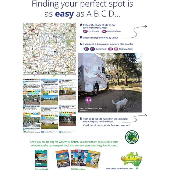 Hema Camps 12 Australia Wide Free & Budget Campsite Book - B4 Easy To Read 4 Hema Camps 12 Australia Wide Free & Budget Campsite Book - B4 Easy To Read - Image 2