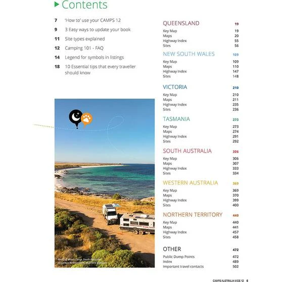Hema Camps 12 Australia Wide Free & Budget Campsite Book - B4 Easy To Read 6 Hema Camps 12 Australia Wide Free & Budget Campsite Book - B4 Easy To Read - Image 4