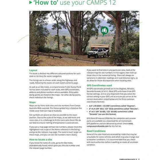 Hema Camps 12 Australia Wide Free & Budget Campsite Book - B4 Easy To Read 7 Hema Camps 12 Australia Wide Free & Budget Campsite Book - B4 Easy To Read - Image 5